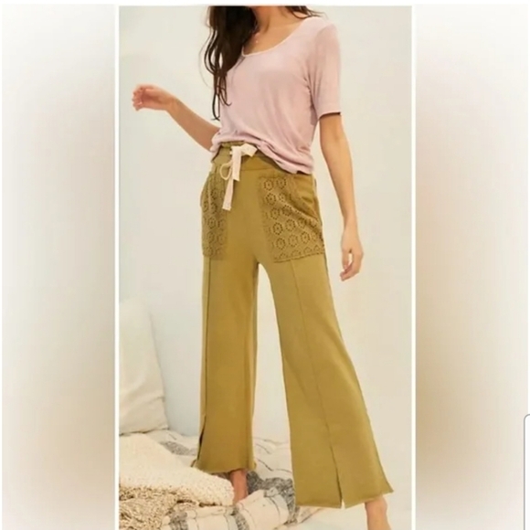 Daily Practice Pants - Anthropologie Daily Practice Robyn crochet lounge pant xs